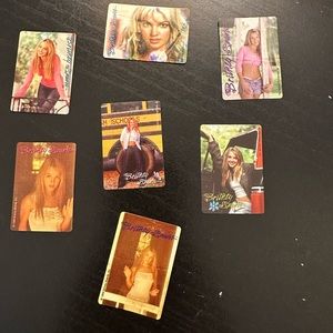 Vintage Britney Spears mini stickers from 1999.